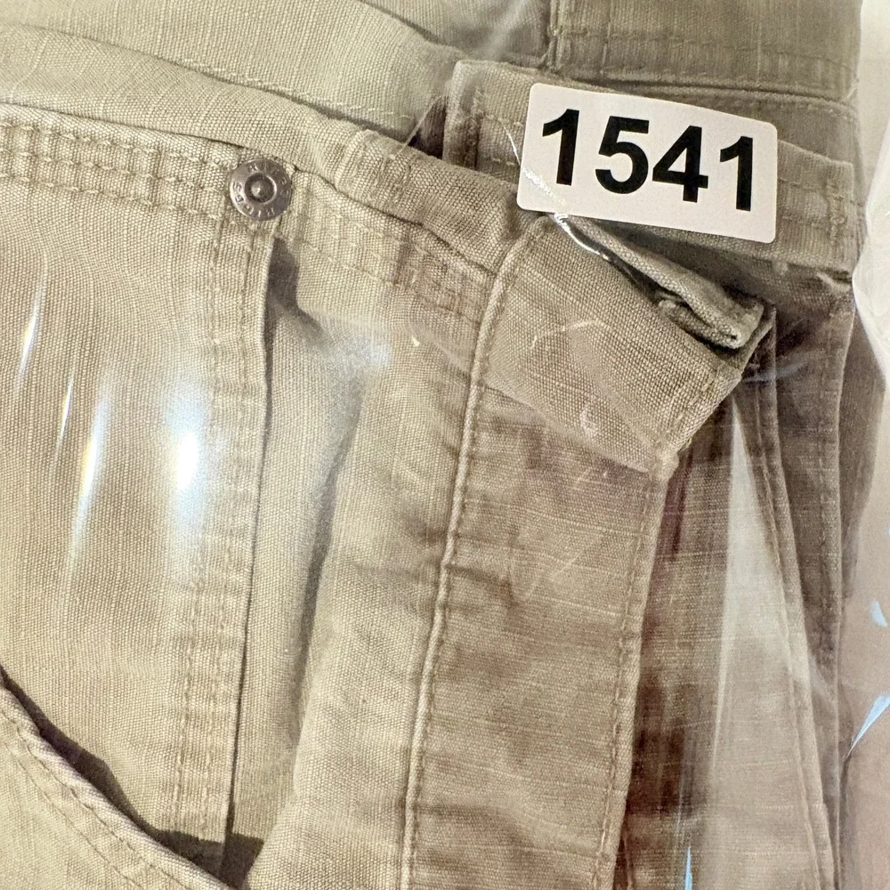 Wrangler Riggs Workwear Cargo Shorts Mens‎ 42 Khaki Good Ripstop Utility